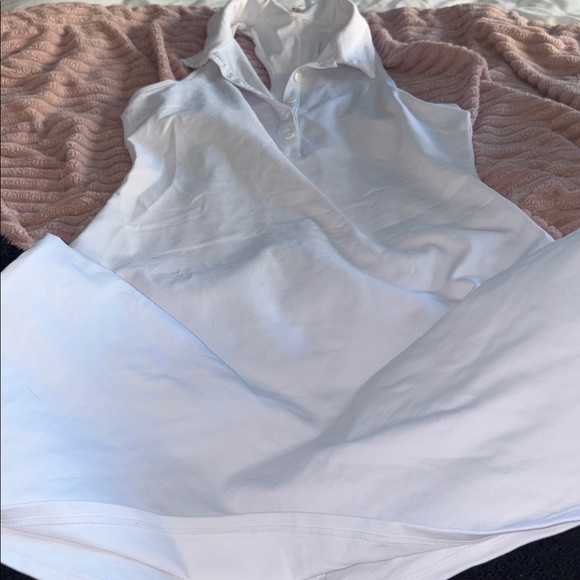 Alo Yoga Charmed Tennis Dress in white, size: S in EUC. - Picture 9 of 14